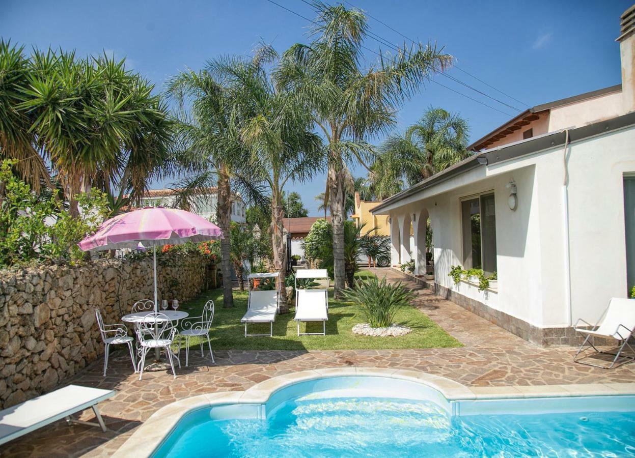 Villa Manzella Piscina Privata 씨니시 외부 사진